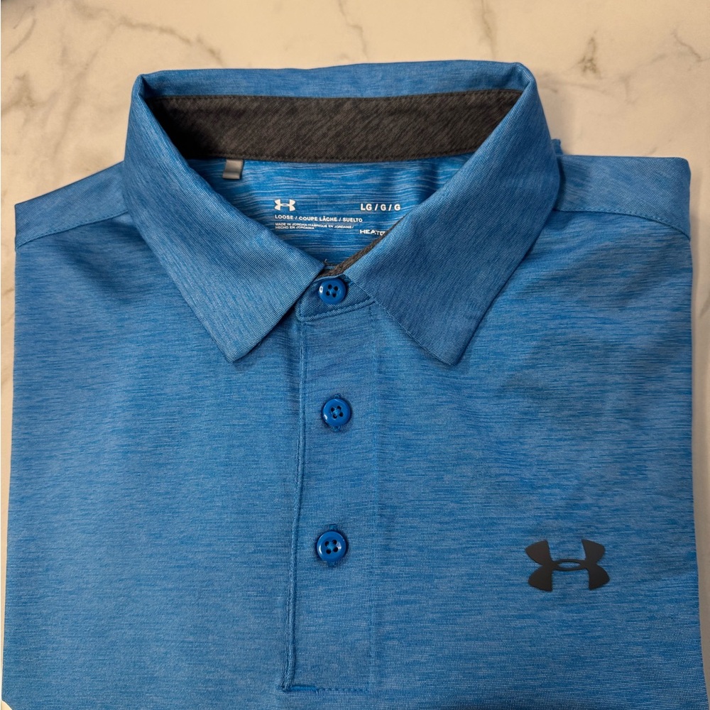 Under Armour Men's Blue Polo Shirt